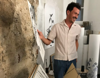 Abdelkader Benchamma, Studio Visit with ADIAF, Montpellier