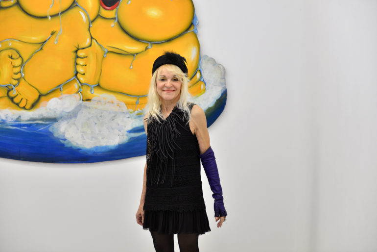 Suzanne Tarasieve dans sa galerie, Paris © Picon /Say Who