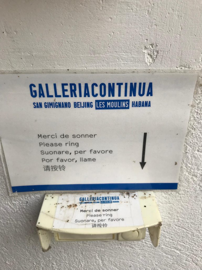 Galleria Continua, les Moulins