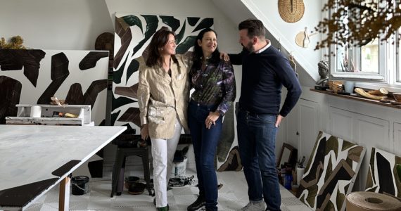 Marianne et Hugues Albes galerie UN-SPACED dans l'atelier de Tiffany