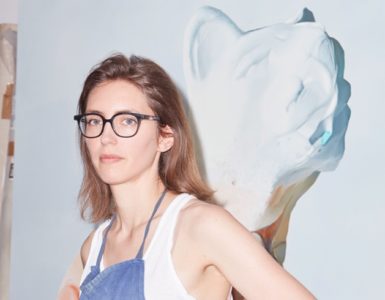 Maude Maris photographed in her studio by Vincent Ferrane