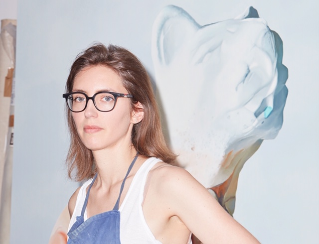 Maude Maris photographed in her studio by Vincent Ferrane